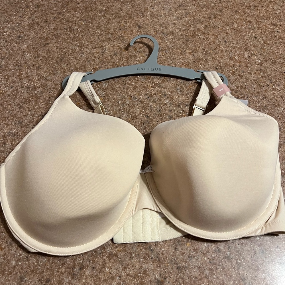 Tan Cacique Lightly Lined Bra